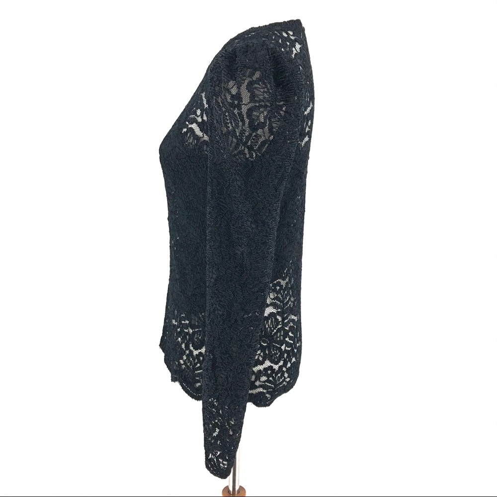INC International Concepts Floral Lace Long Sleeve - Picture 3 of 8